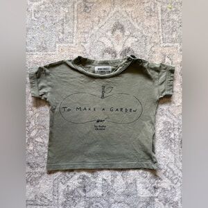 Bobo Choses Green Short Sleeve Tee 6-12m
